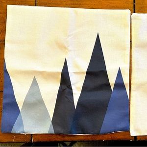 Geometric shapes throw pillow covers 18x18